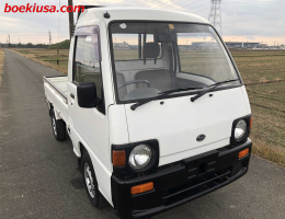 1992 Subaru Sambar, King Cab, Mini Truck  Drive: 4WD  - Engine: 660 cc - Condition: 4/B - Mileage: 32642 mi