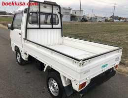 1992 Subaru Sambar, King Cab, Mini Truck  Drive: 4WD  - Engine: 660 cc - Condition: 4/B - Mileage: 32642 mi