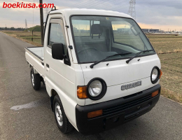 1995 Suzuki Carry, Mini Truck  Drive: 4WD  - Engine: 660 cc - Condition: 4/B - Mileage: 76687 mi