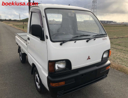 1995 Mitsubishi Minicab, Mini Truck  Drive: 4WD  - Engine: 660 cc - Condition: 4/B - Mileage: 21537 mi
