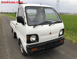 1991 Mitsubishi Minicab, Mini Truck  Drive: 4WD  - Engine: 660 cc - Condition: 4/B - Mileage: 40347 mi