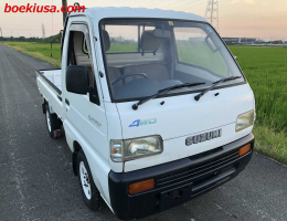 1992 Suzuki Carry, Mini Truck  Drive: 4WD  - Engine: 660 cc - Condition: 4/B - Mileage: 59031 mi