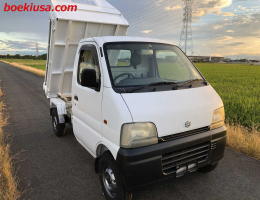 1999 Suzuki Carry, Mini Dump  Drive: 4WD  - Engine: 660 cc - Condition: 4/B - Mileage: 72433 mi