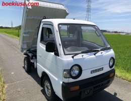 1991 Suzuki Carry, Mini Dump  Drive: 4WD  - Engine: 660 cc - Condition: 4/B - Mileage: 63257 mi