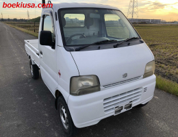 1999 Suzuki Carry, Mini Truck  Drive: 4WD  - Engine: 660 cc - Condition: 4/B - Mileage: 24726 mi