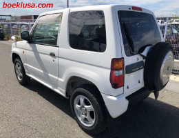 2001 Mitsubishi Mini Pajero Turbo  Drive: 4WD  - Engine: 660 cc - Condition: 4/B - Mileage: 60743 mi